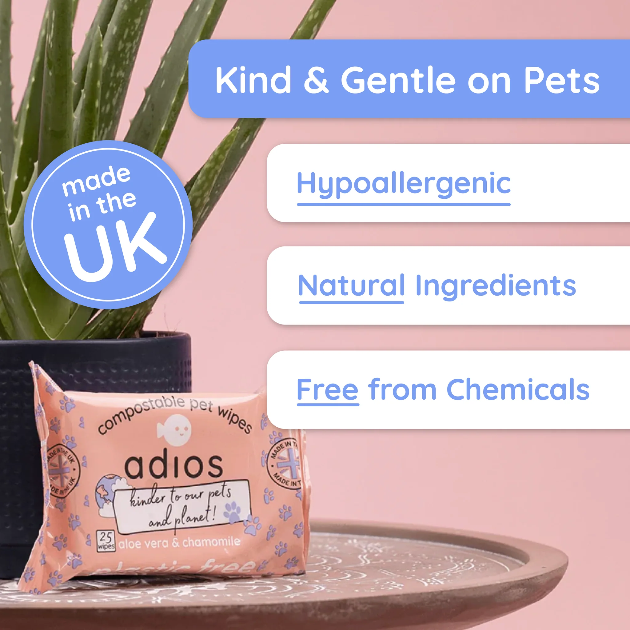 Adios Plastic | Compostable Pet Wipes - Image 6