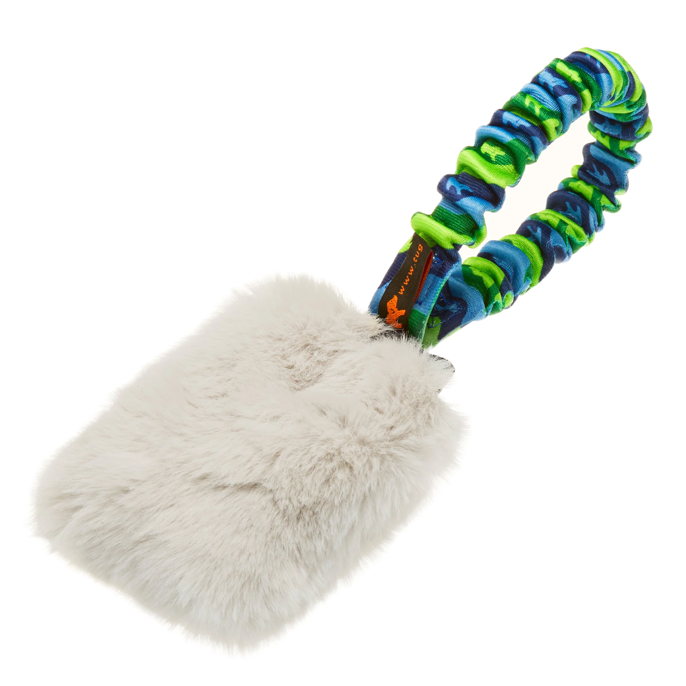 Tug-E-Nuff | Faux Fur Pocket Bungee Squeaker - Image 3