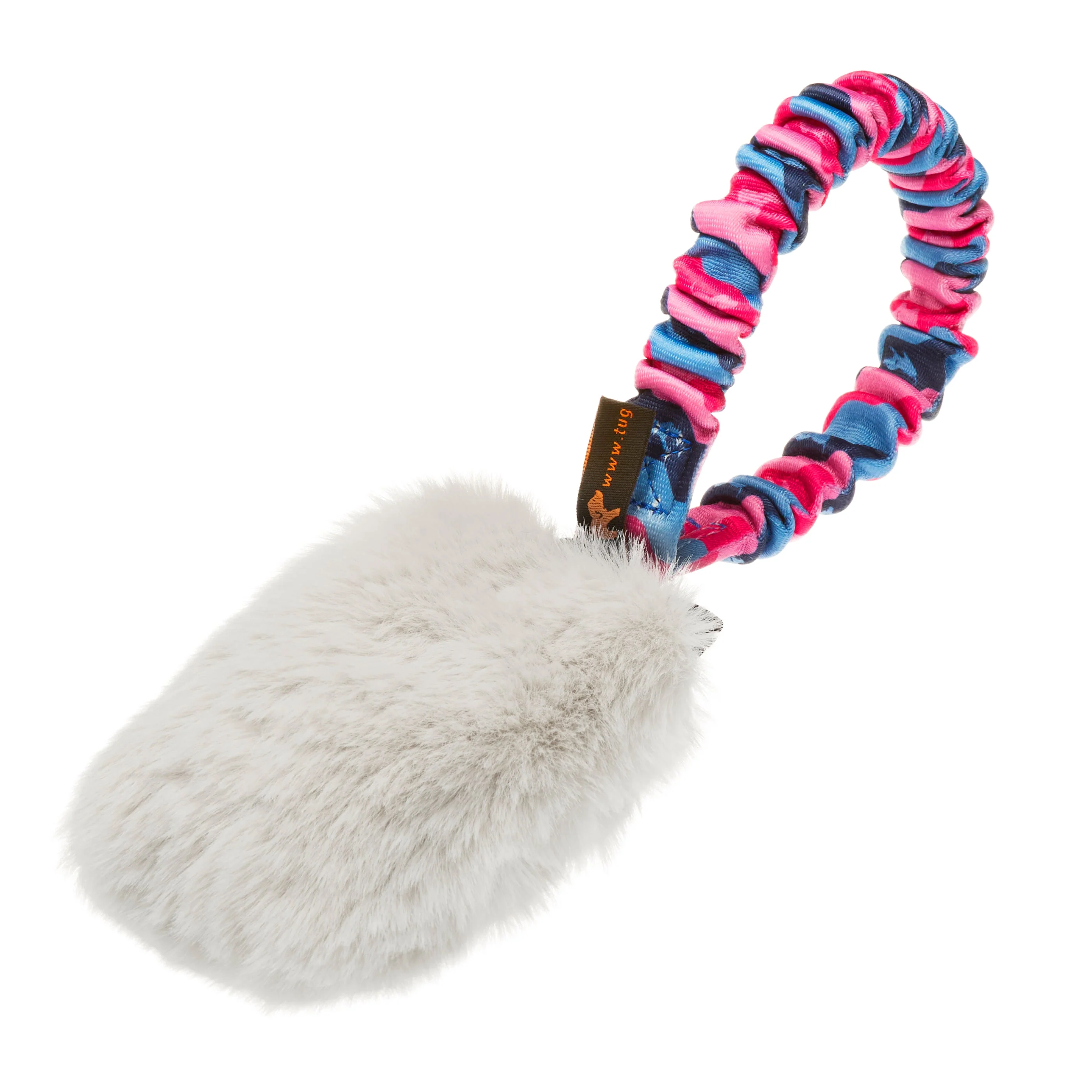 Tug-E-Nuff | Faux Fur Pocket Bungee Squeaker - Image 5