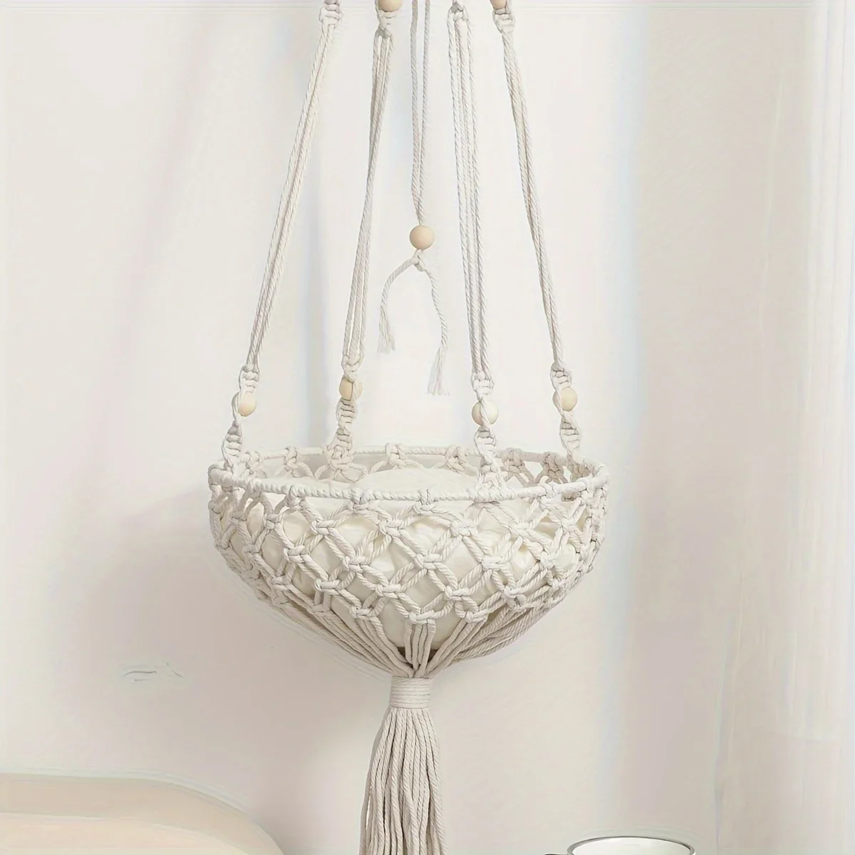 Macrame Hanging Hammock - Image 8