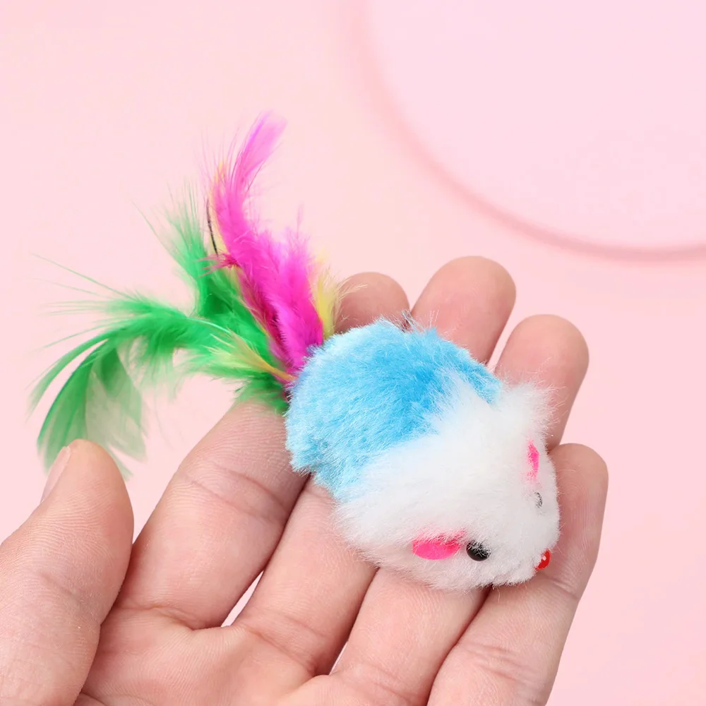 Mouseketeers | Pack of 10 Feathered Cat Toys - Image 4