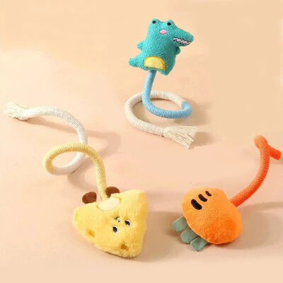 Rope Raider | Plush & Cotton Rope Cat Adventure Toy - Image 6