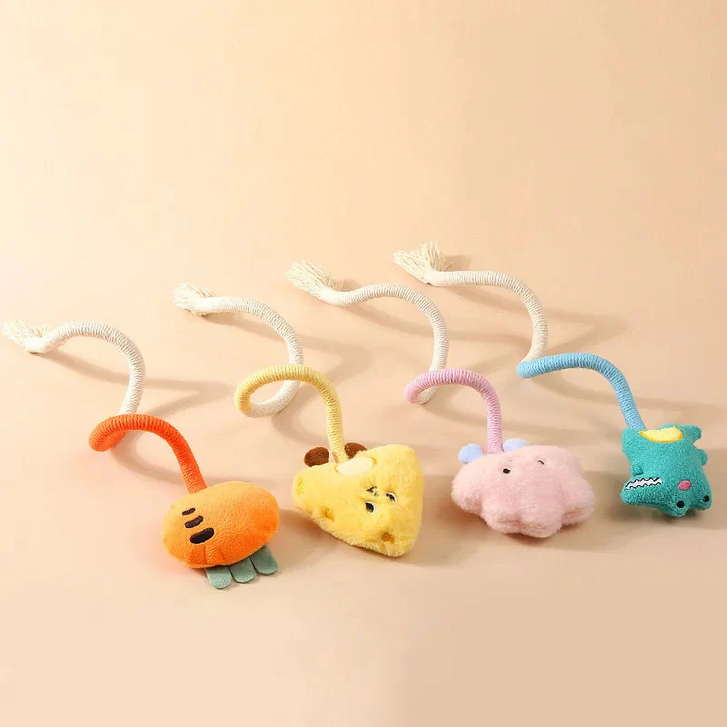 Rope Raider | Plush & Cotton Rope Cat Adventure Toy - Image 7