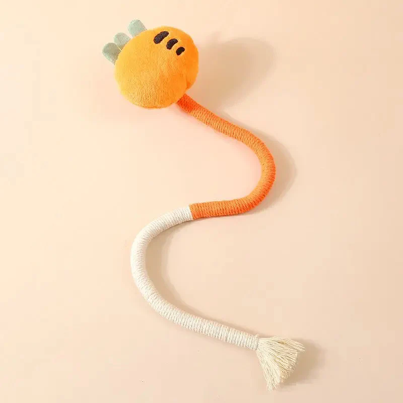 Rope Raider | Plush & Cotton Rope Cat Adventure Toy - Image 9