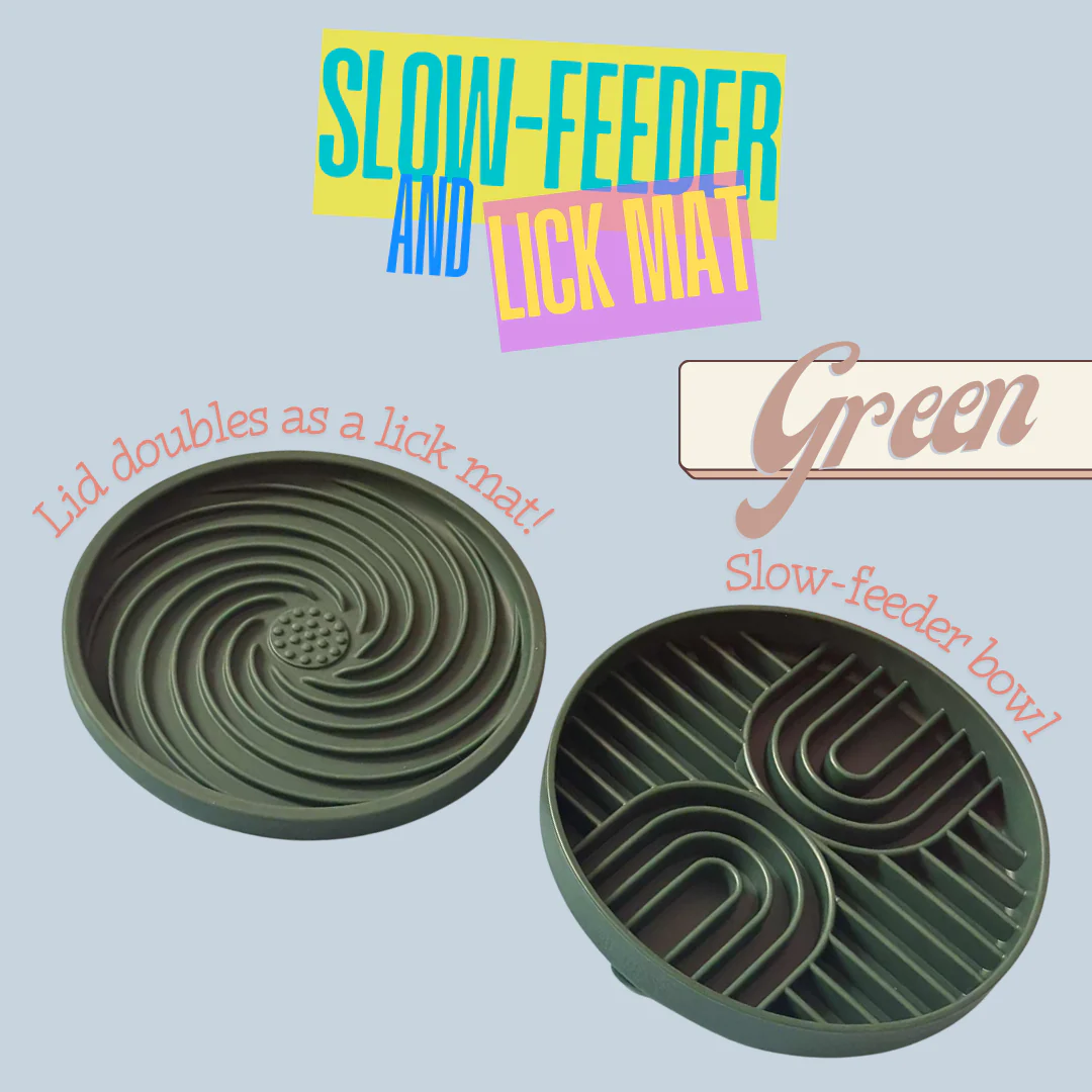 Tail Tips | Slow & Steady - 2-in-1 Slow Feeder Bowl & Lick Mat for Cats & Dogs - Image 7
