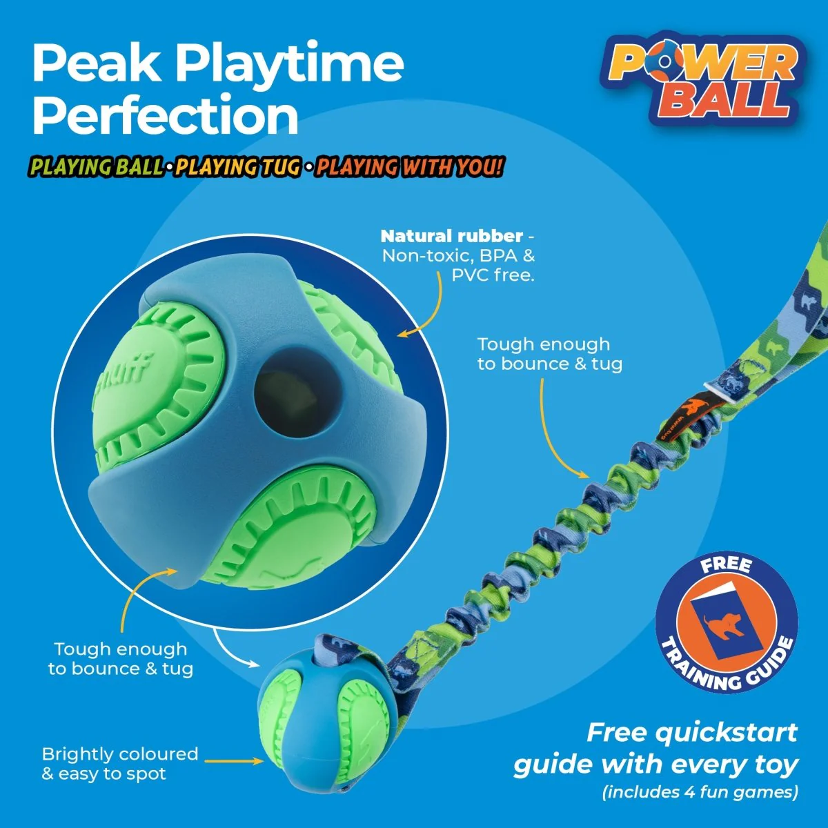 Tug-E-Nuff | PowerBall Bungee Tug Toy - Image 6