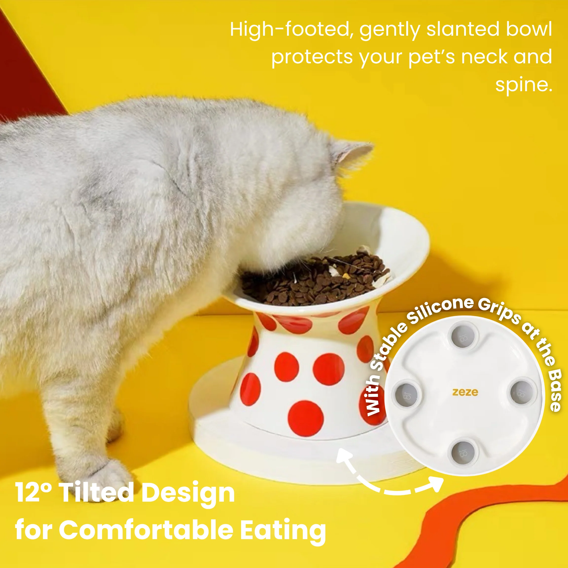 Zeze | Popart Ceramic Pet Bowl - Image 3